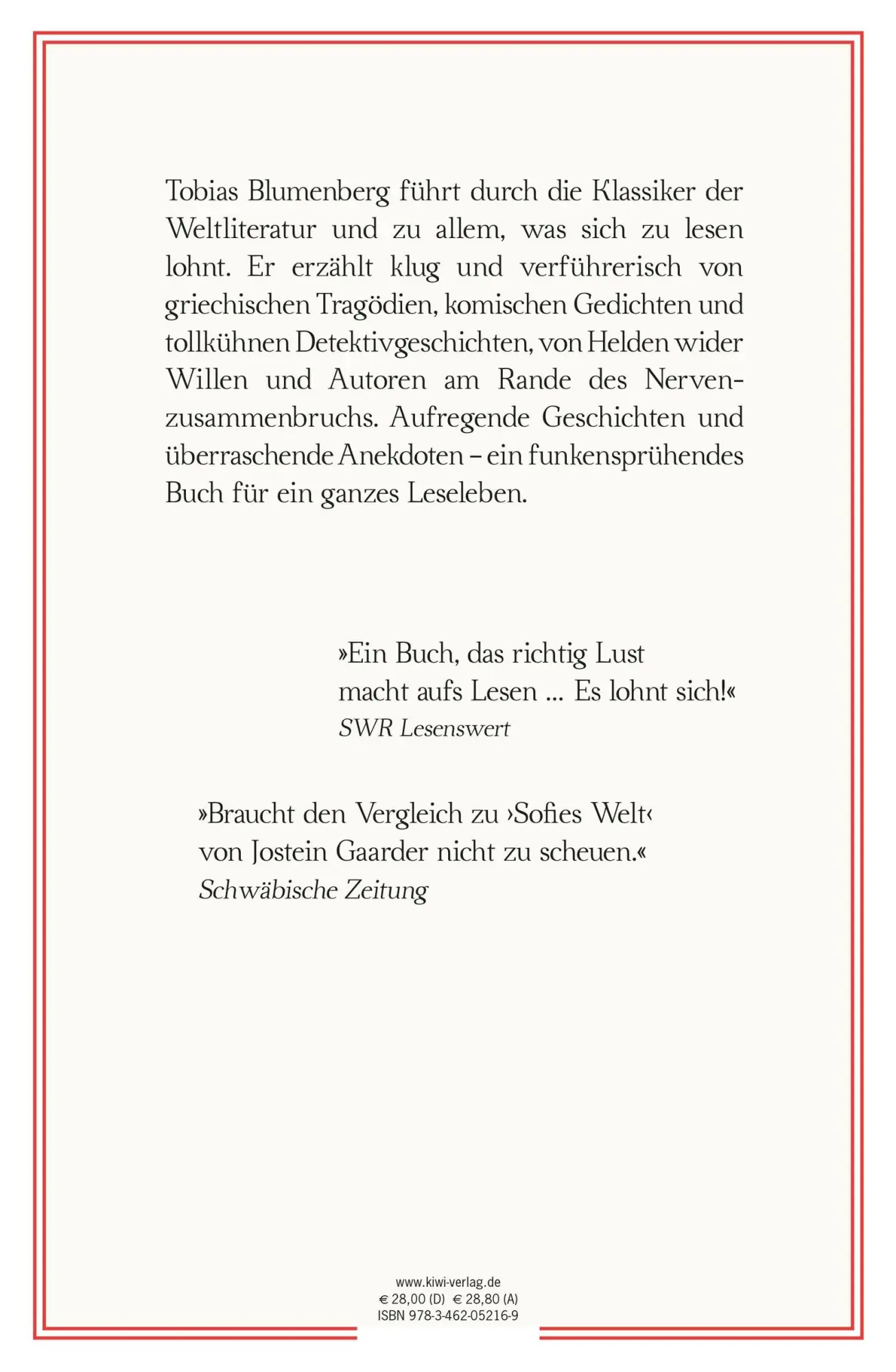 Rückseite: 9783462052169 | Der Lesebegleiter | Eine Entdeckungsreise durch die Welt der Bücher
