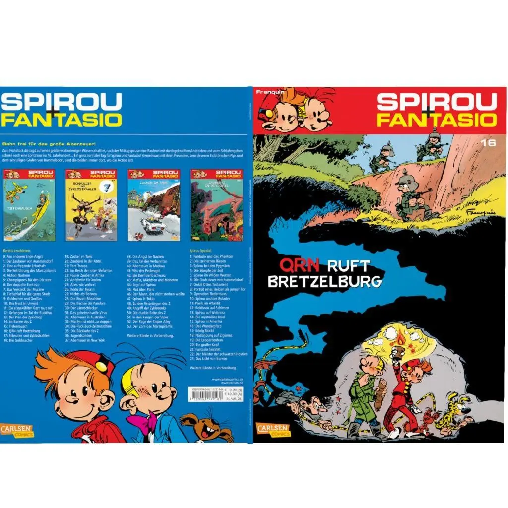 Bild: 9783551772169 | Spirou und Fantasio 16. QRN ruft Bretzelburg | (Neuedition) | Franquin