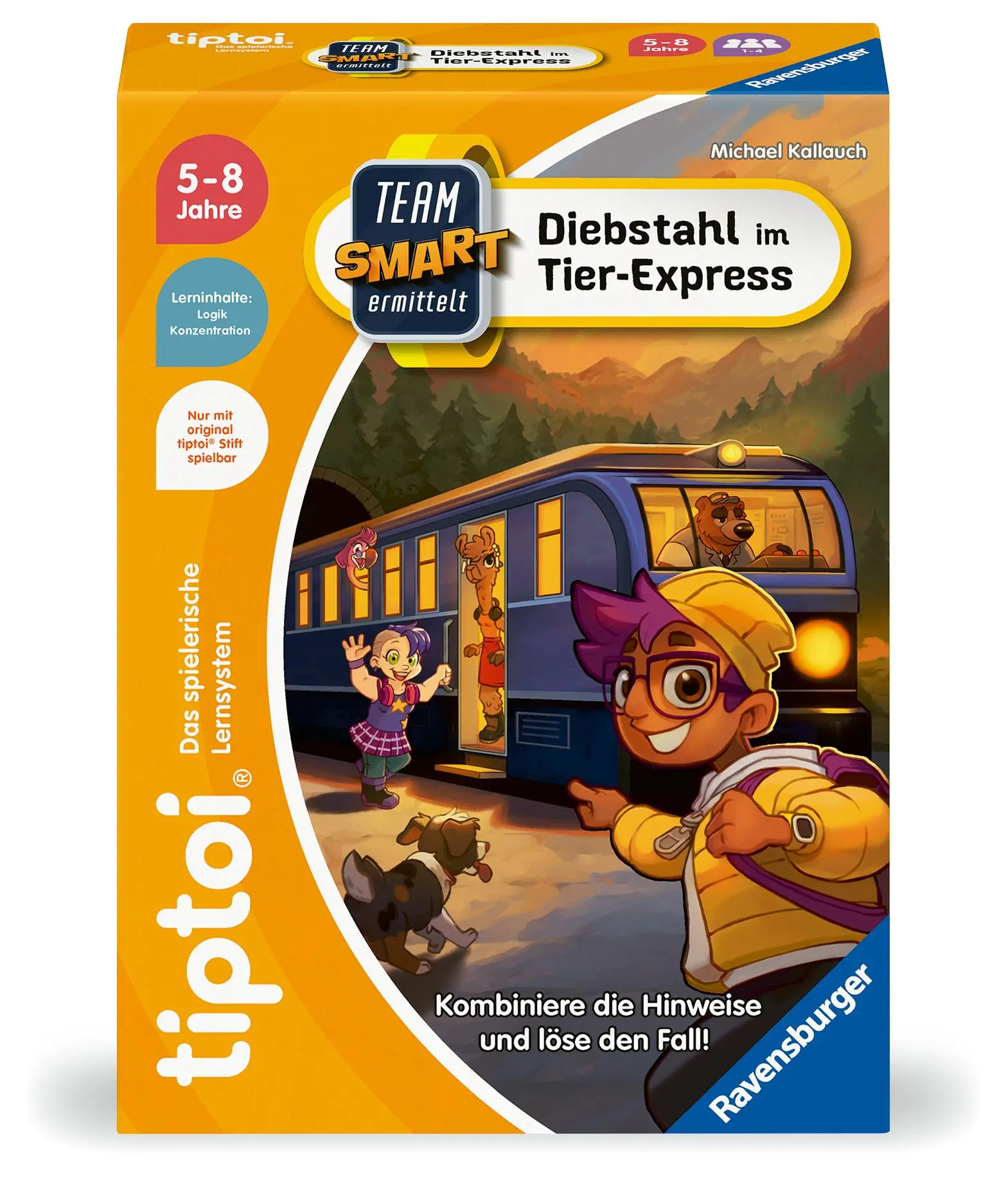 Cover: 4005556002269 | tiptoi® Team SMART ermittelt - Diebstahl im Tier-Express - ab 5 Jahre