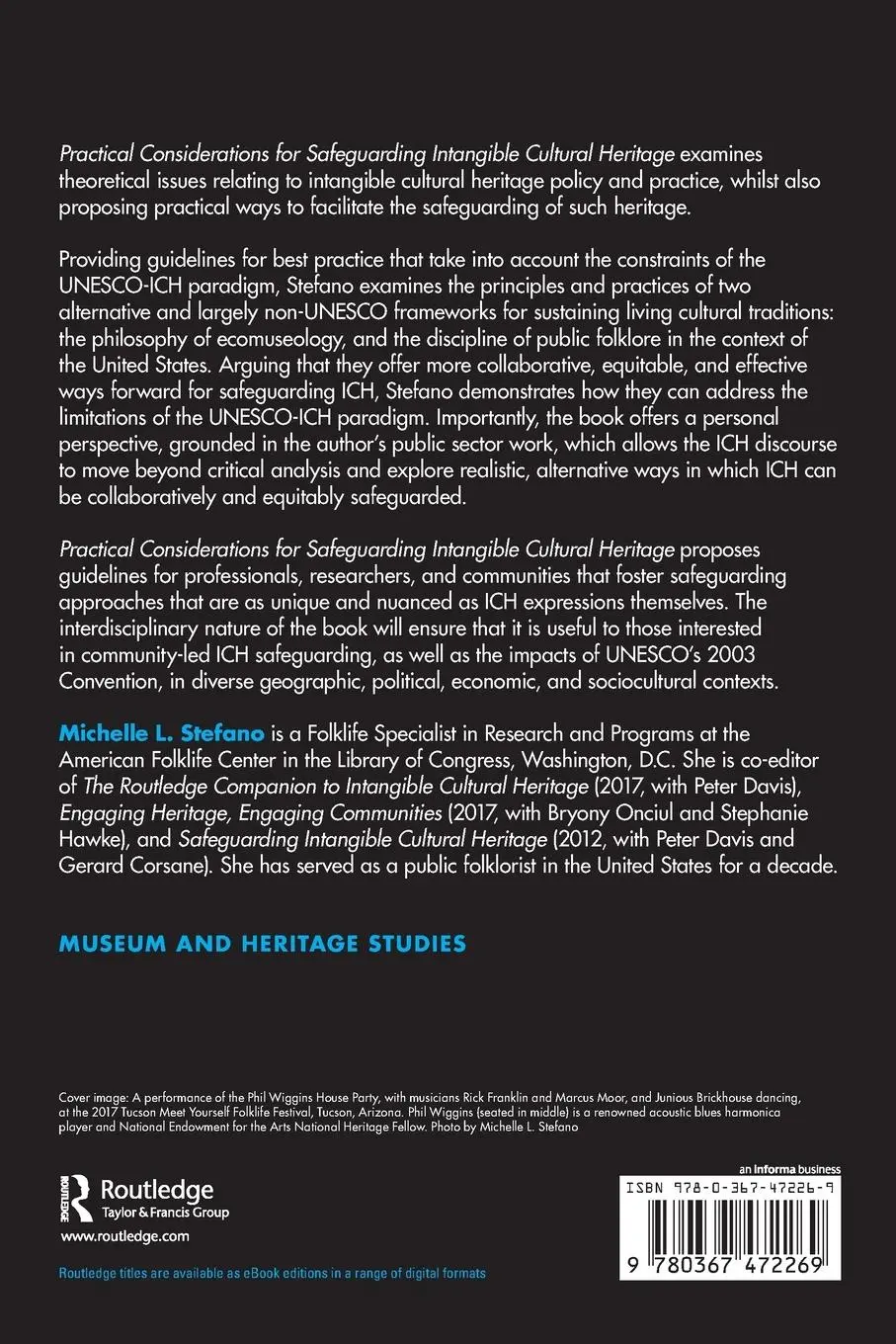 Rückseite: 9780367472269 | Practical Considerations for Safeguarding Intangible Cultural Heritage