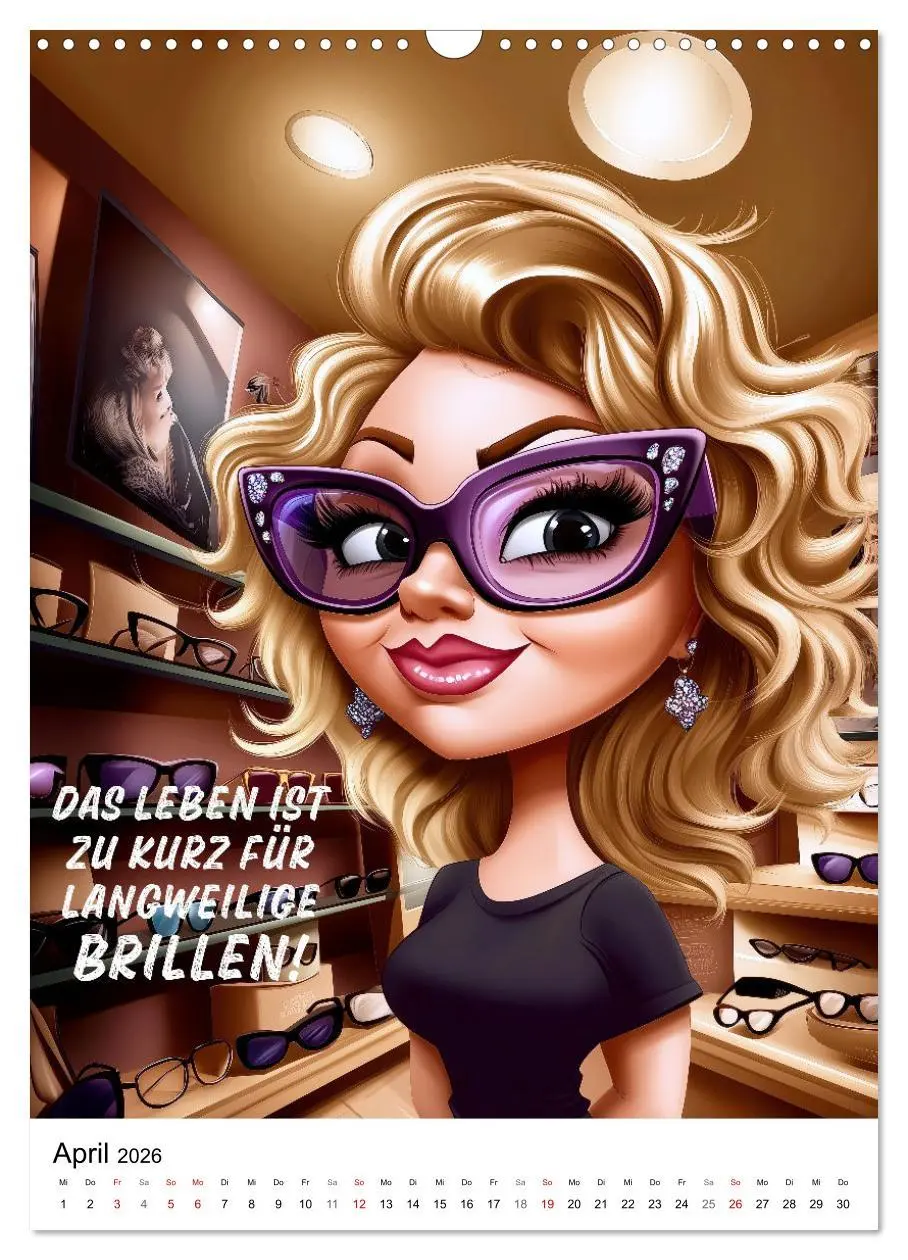 Bild: 9783457262269 | Optikersprüche (Wandkalender 2026 DIN A3 hoch), CALVENDO...