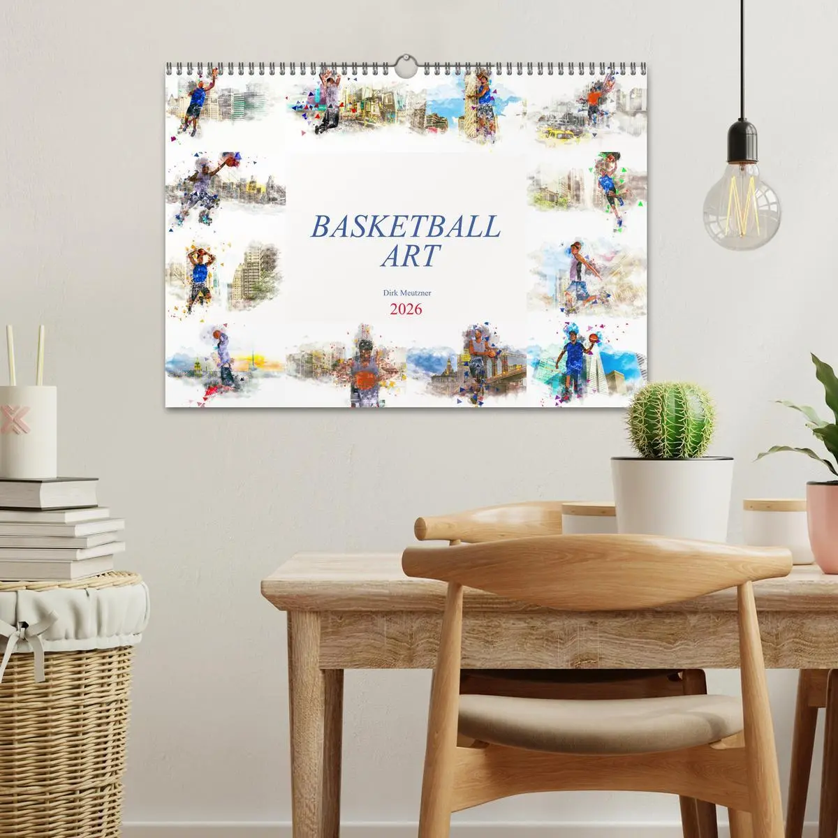 Bild: 9783457882269 | Basketball Art (Wandkalender 2026 DIN A3 quer), CALVENDO...
