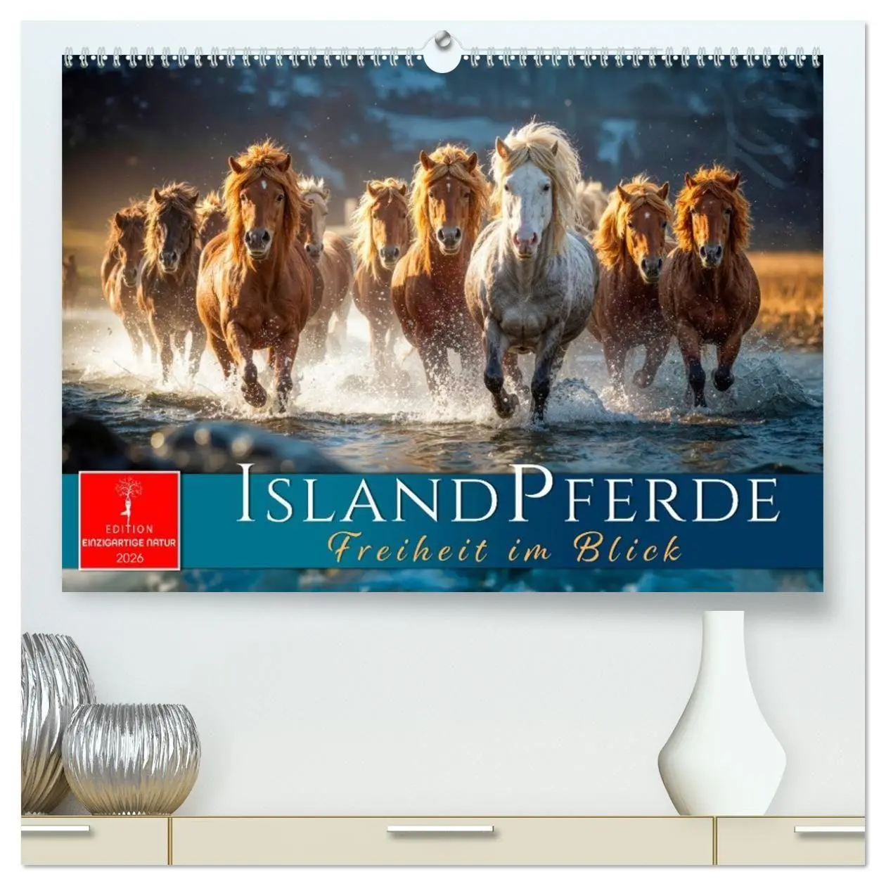 Cover: 9783516662269 | Islandpferde - Freiheit im Blick (hochwertiger Premium Wandkalender...