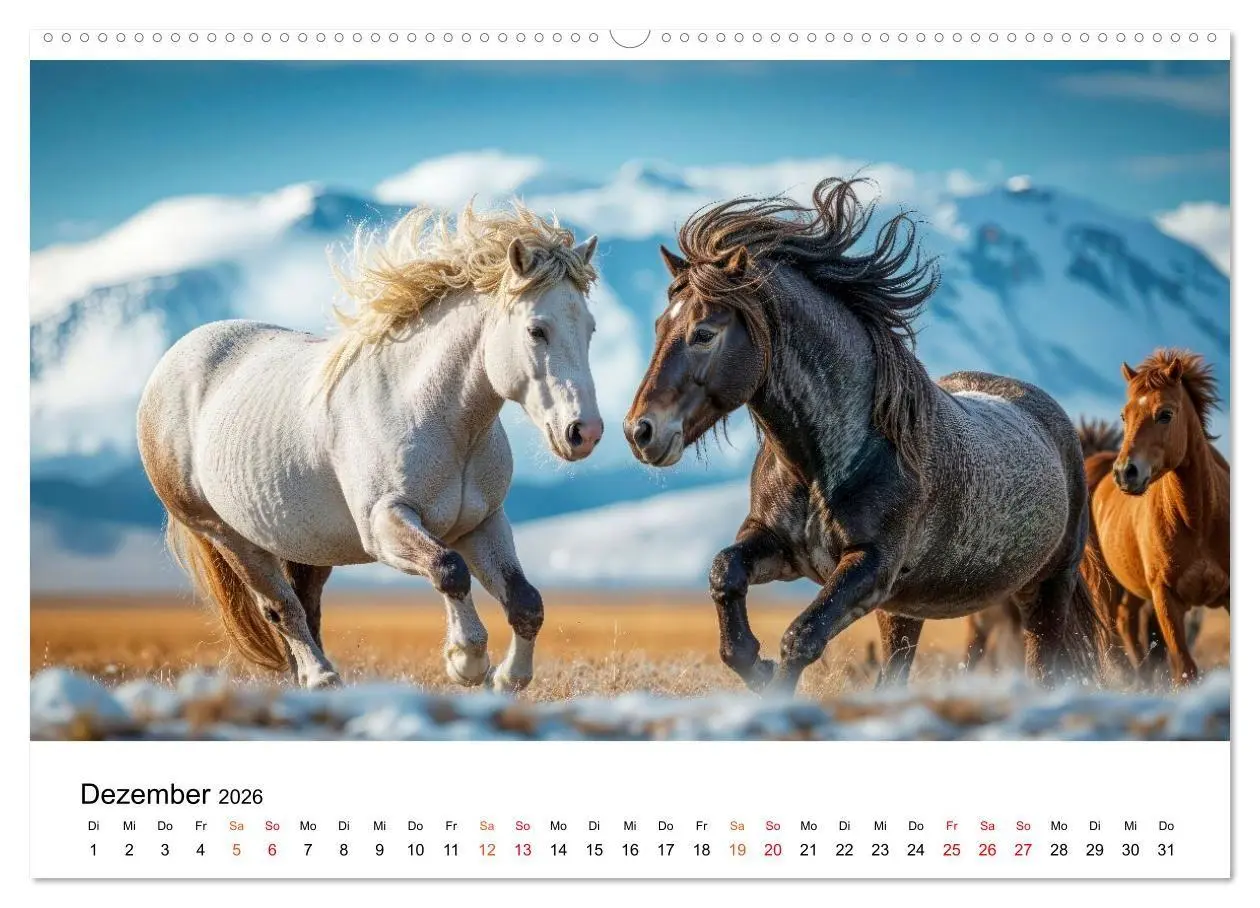 Bild: 9783516662269 | Islandpferde - Freiheit im Blick (hochwertiger Premium Wandkalender...