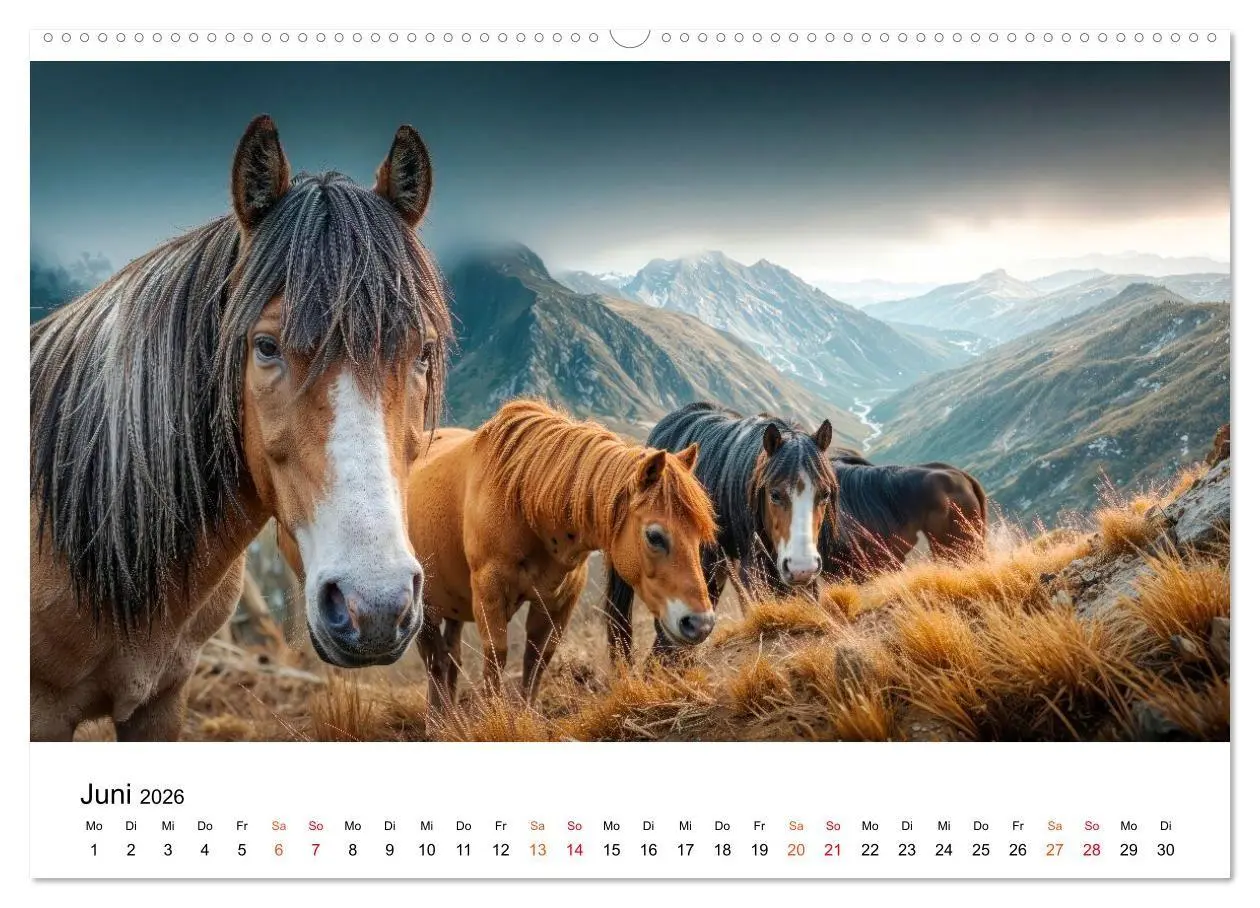 Bild: 9783516662269 | Islandpferde - Freiheit im Blick (hochwertiger Premium Wandkalender...