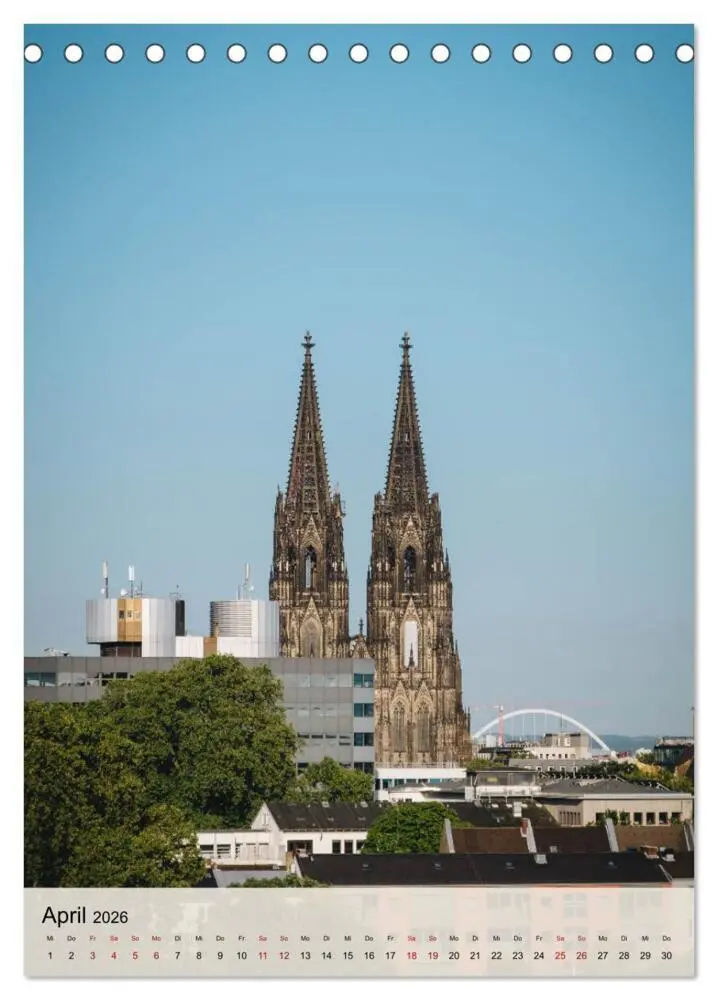 Bild: 9783516732269 | Köln - Urbane Fotografien (Tischkalender 2026 DIN A5 hoch),...