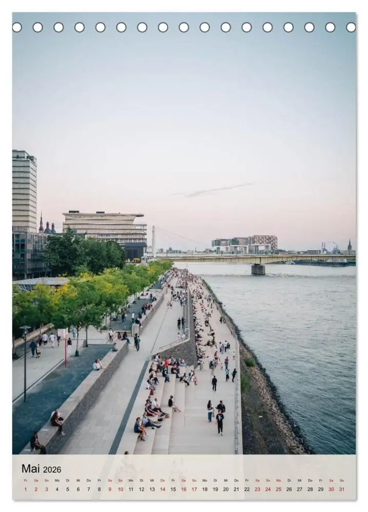 Bild: 9783516732269 | Köln - Urbane Fotografien (Tischkalender 2026 DIN A5 hoch),...