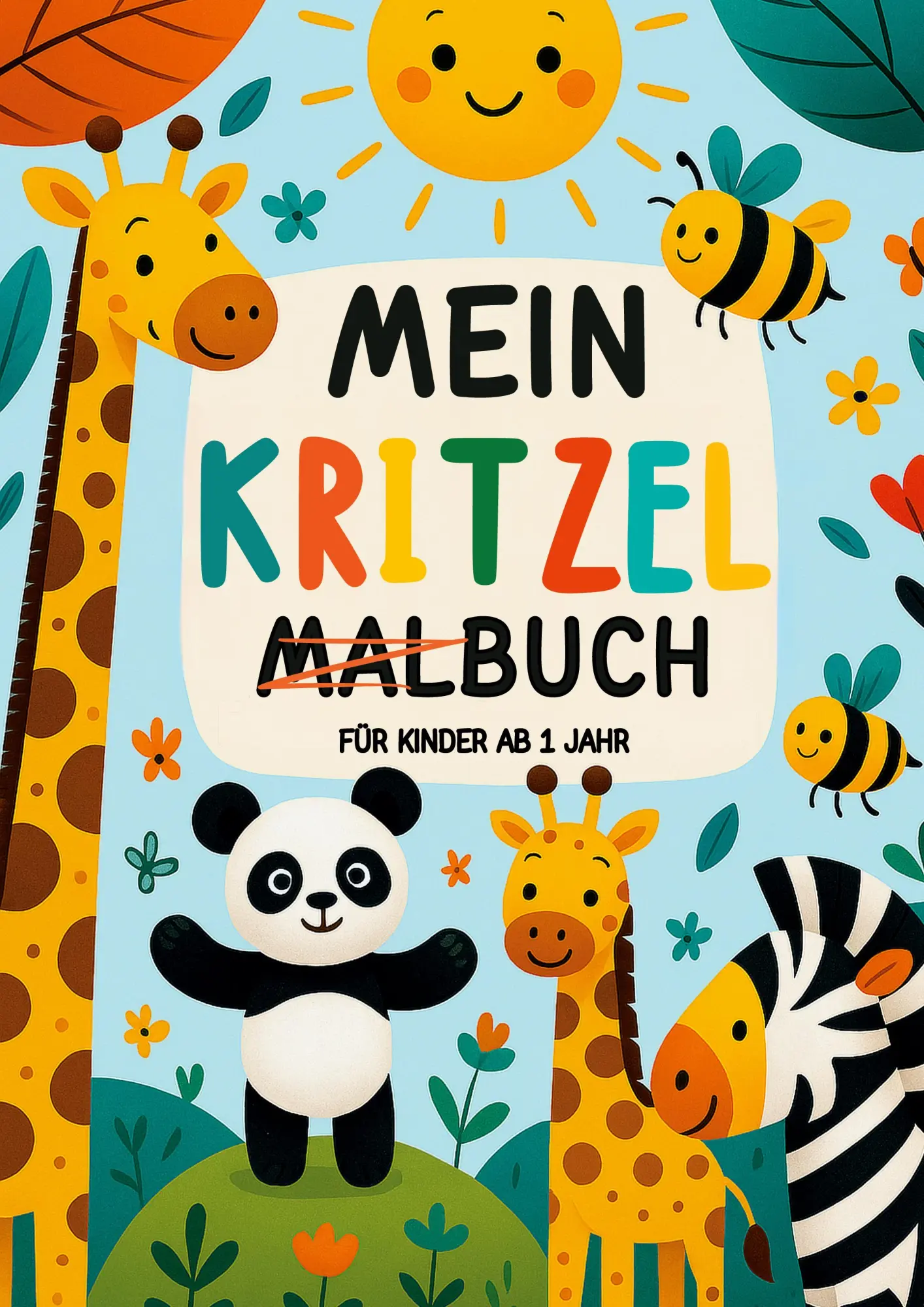 Cover: 9783691042269 | Mein Kritzel Malbuch für Kinder ab 1 Jahr | Sunny Scribbles Studio