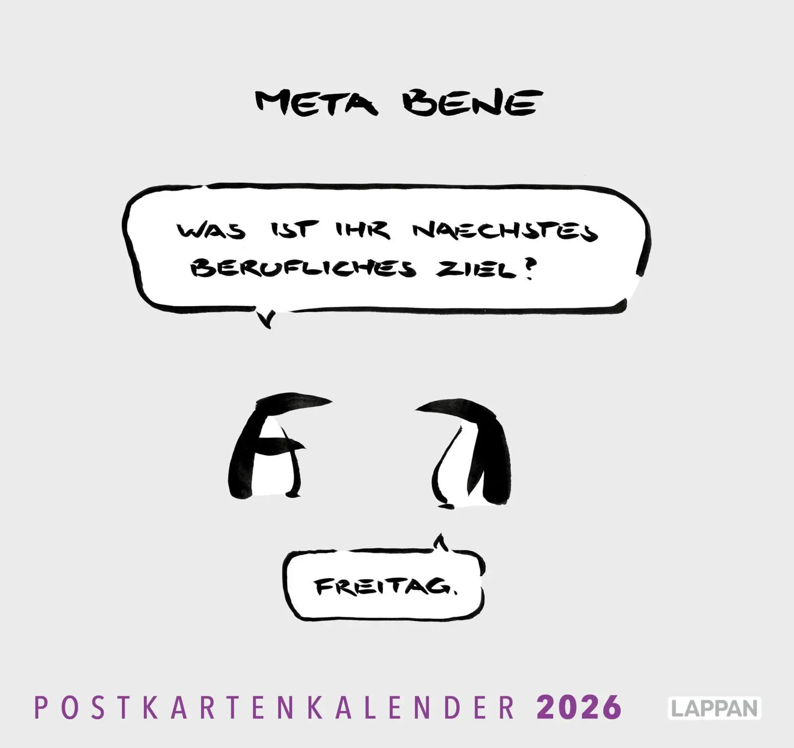 Cover: 9783830322269 | meta bene Postkartenkalender 2026 | Tischkalender mit 53 Postkarten