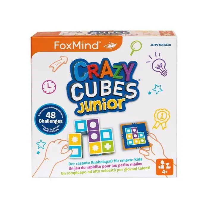 Bild: 842710002369 | FOXMIND - Crazy Cubes Junior (mult) | Spiel | In Karton | 3100236
