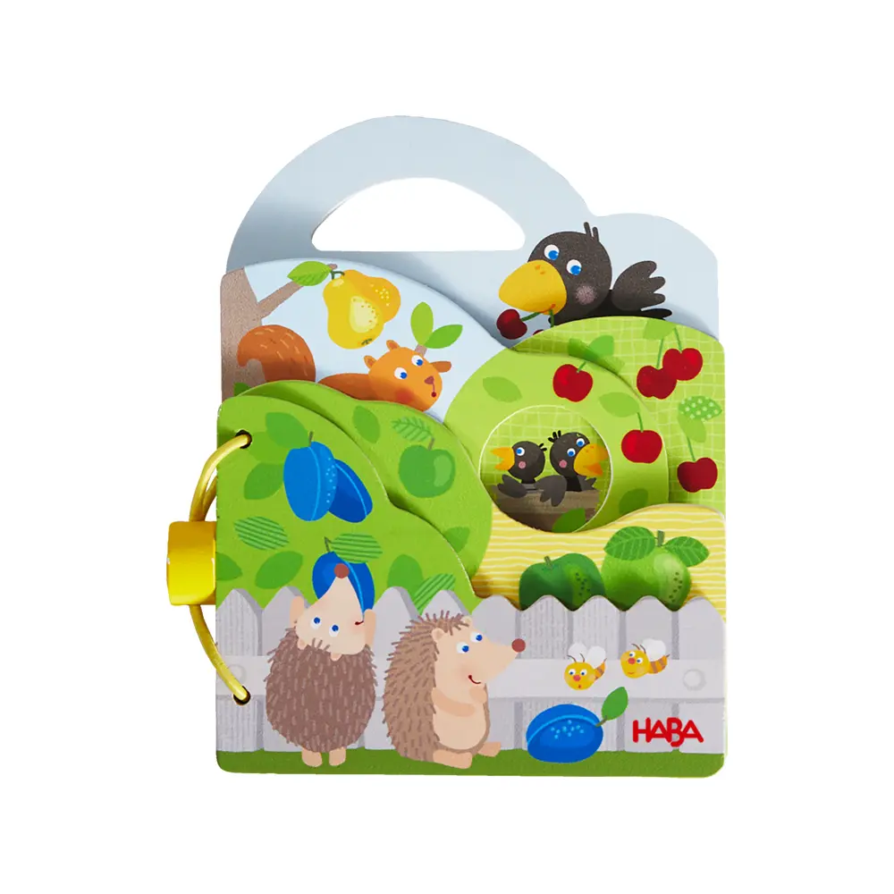 Cover: 4010168262369 | Holz-Babybuch Obstgarten | Buch | Anhänger-Klappkarte | 10 S. | 2024