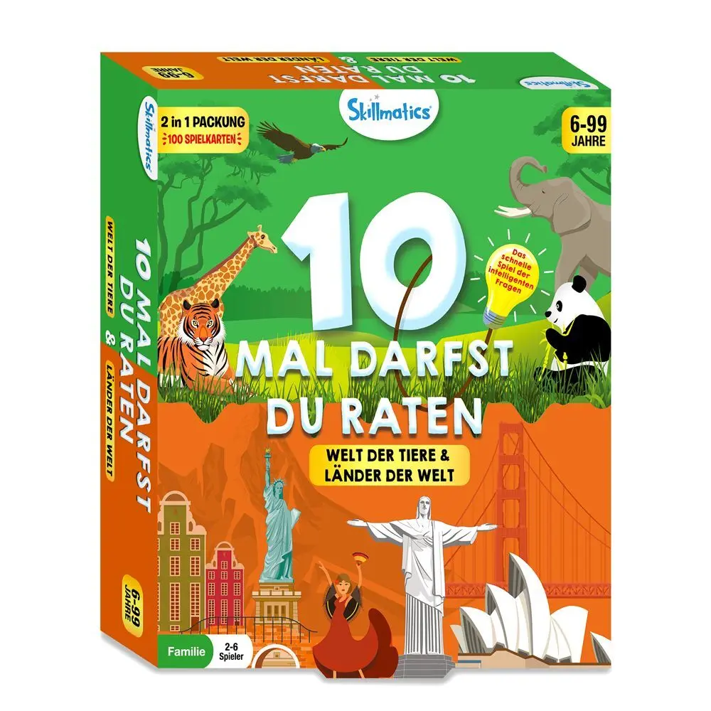 Cover: 8904279502369 | 10 Mal Darfst Du Raten - Combo Welt der Tiere &amp; Länder der Welt | 2024
