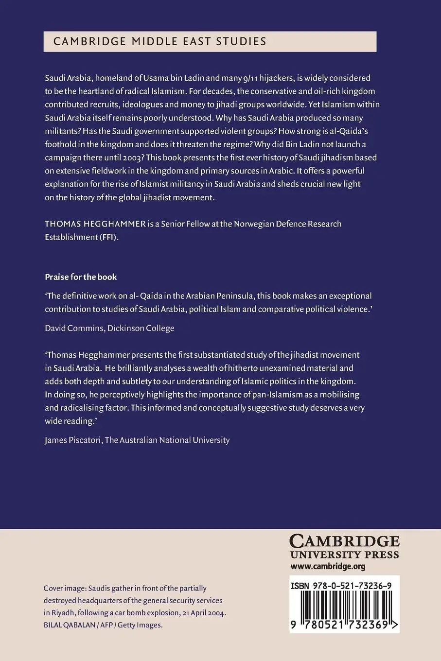 Rückseite: 9780521732369 | Jihad in Saudi Arabia | Violence and Pan-Islamism Since 1979 | Buch