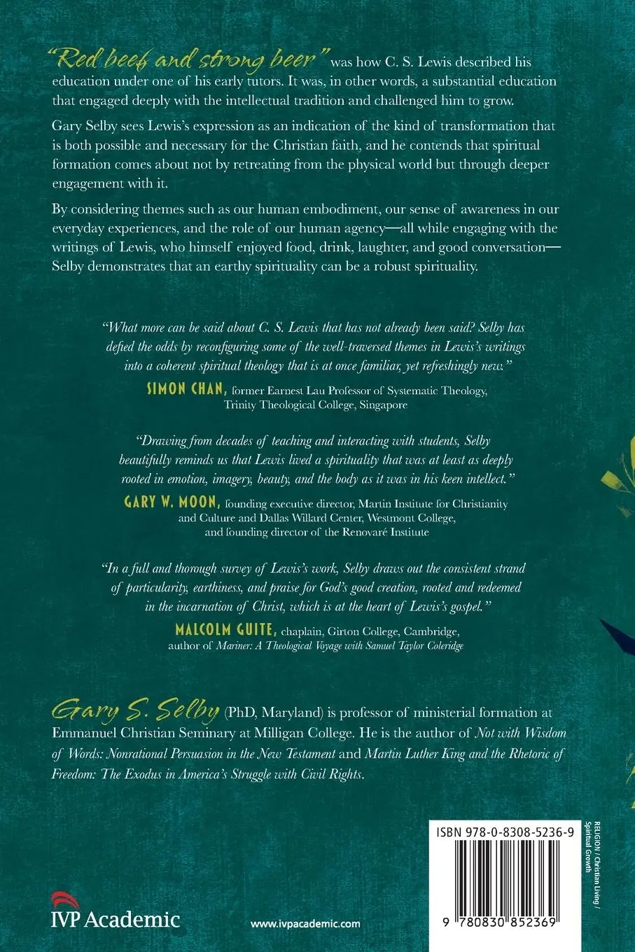 Rückseite: 9780830852369 | Pursuing an Earthy Spirituality | C. S. Lewis and Incarnational Faith