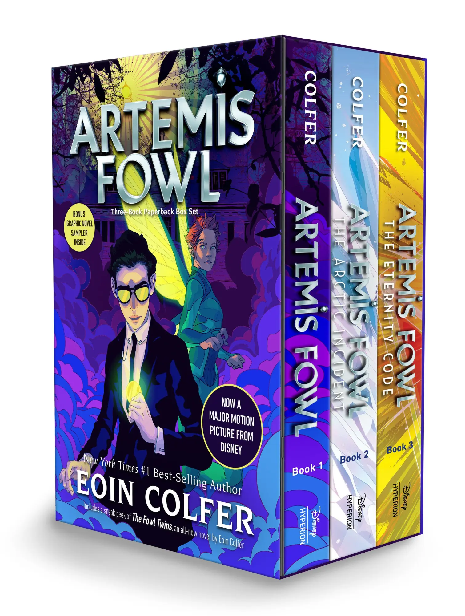 Cover: 9781368042369 | Artemis Fowl 3-Book Paperback Boxed Set-Artemis Fowl, Books 1-3 | Box