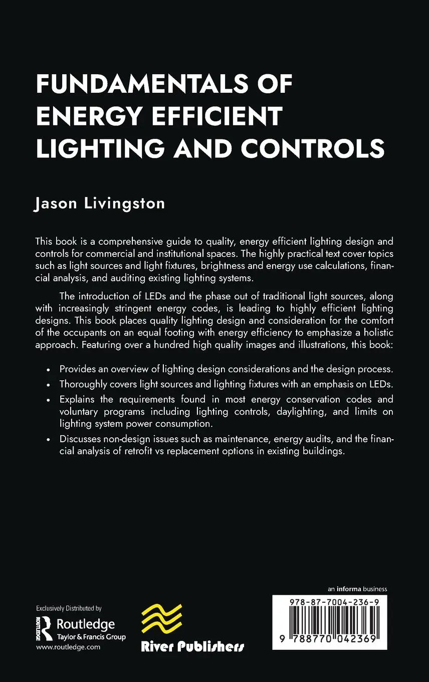 Rückseite: 9788770042369 | Fundamentals of Energy Efficient Lighting and Controls | Livingston