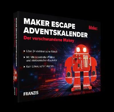 Cover: 4019631672469 | FRANZIS 67246 - Maker Escape Adventskalender: Der verschwundene Makey