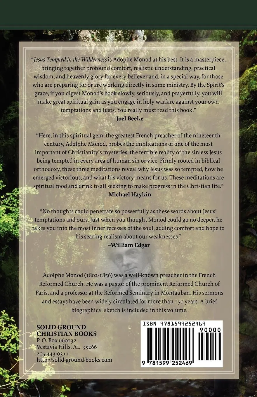 Rückseite: 9781599252469 | Jesus Tempted in the Wilderness | Sharing Christ's Victory | Monod