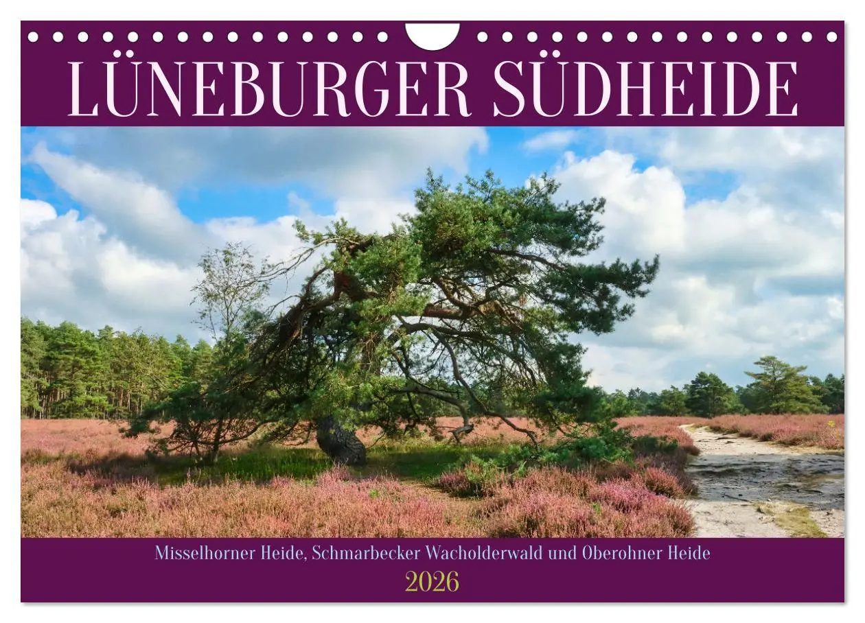 Cover: 9783457312469 | Lüneburger Südheide (Wandkalender 2026 DIN A4 quer), CALVENDO...