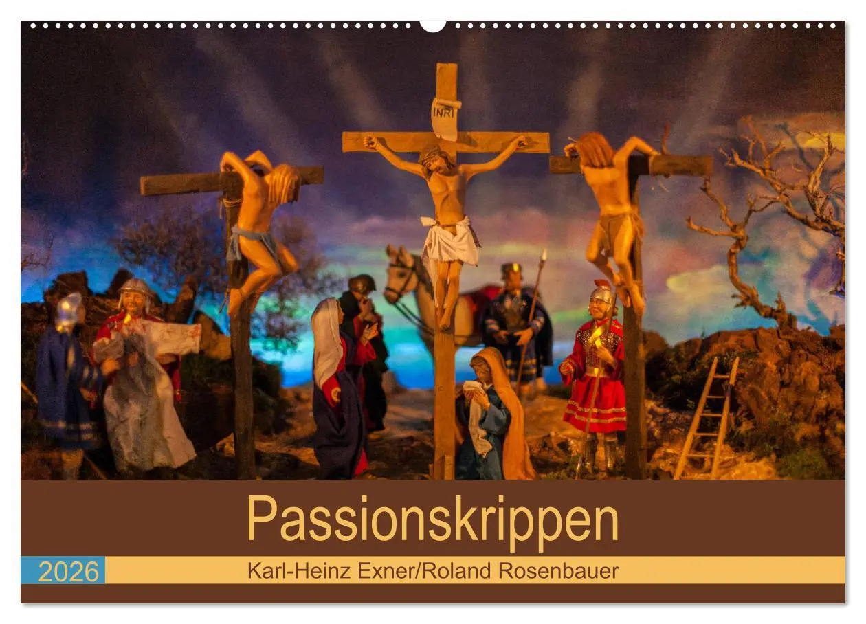 Cover: 9783457862469 | Passionskrippen (Wandkalender 2026 DIN A2 quer), CALVENDO...
