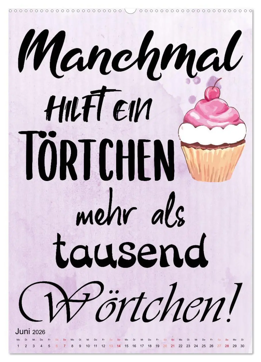 Bild: 9783516332469 | Bäckersprüche (hochwertiger Premium Wandkalender 2026 DIN A2 hoch),...