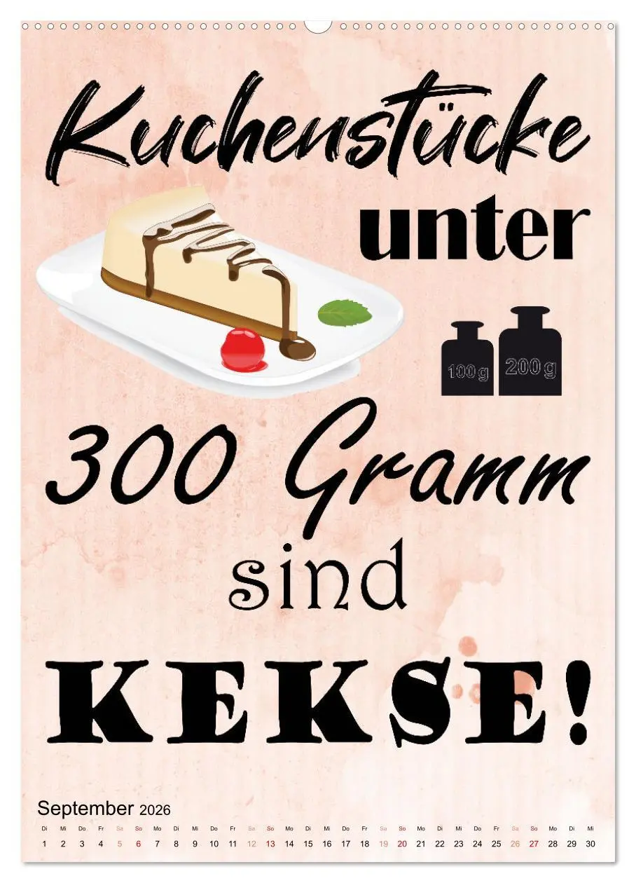 Bild: 9783516332469 | Bäckersprüche (hochwertiger Premium Wandkalender 2026 DIN A2 hoch),...