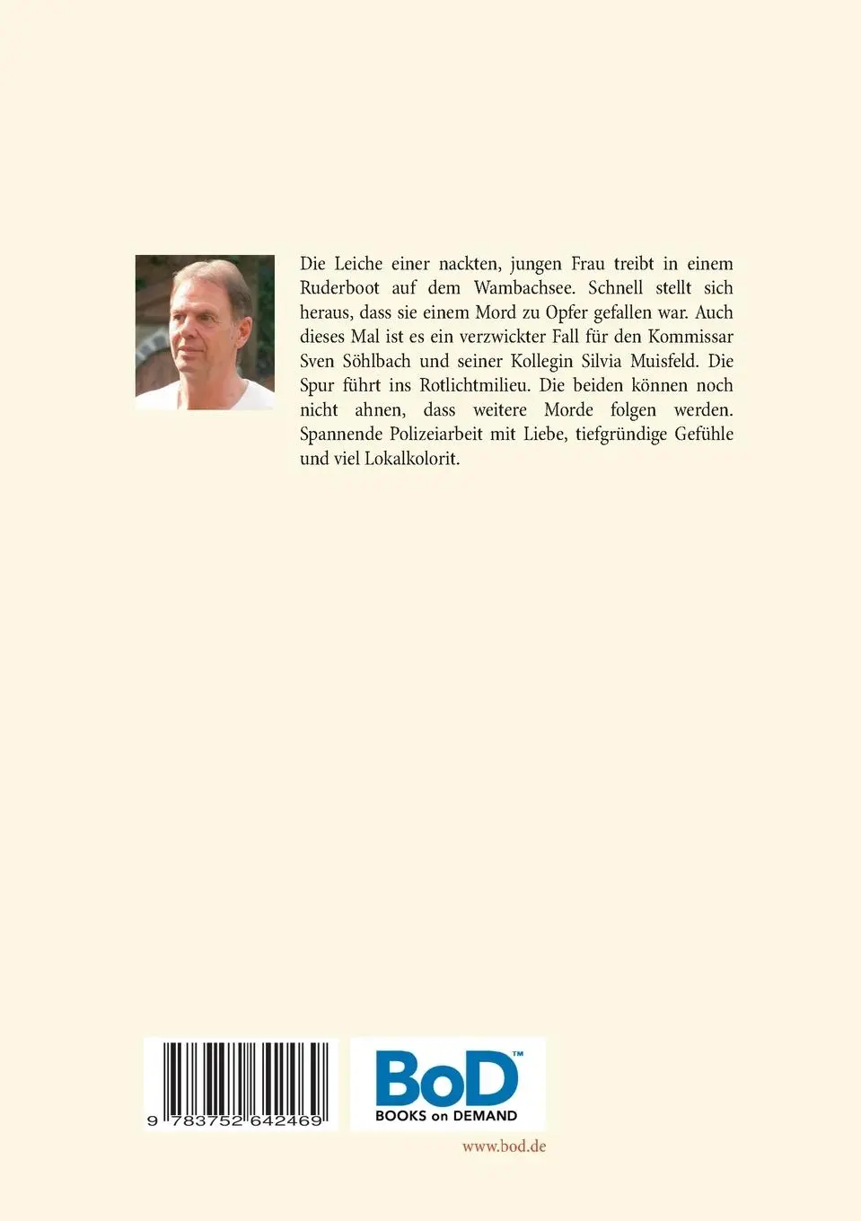 Rückseite: 9783752642469 | Die Toten vom Wambachsee | Duisburg-Krimi | Dieter Ebels | Taschenbuch