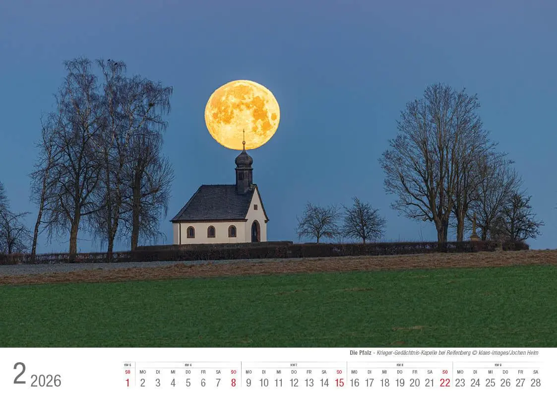 Bild: 9783965352469 | Die Pfalz 2026 Bildkalender A4 quer, spiralgebunden | Holger Klaes