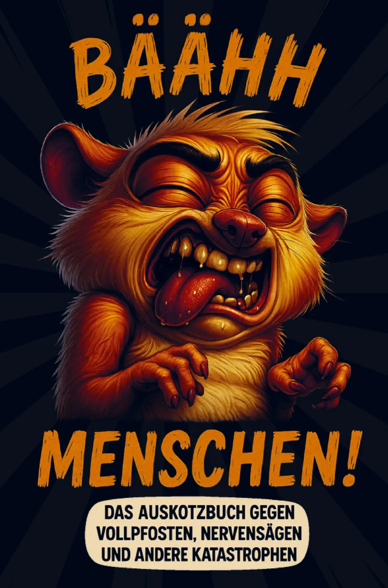 Cover: 9783982562469 | Bäähh Menschen! Das Auskotzbuch gegen Vollpfosten, Nervensägen und...