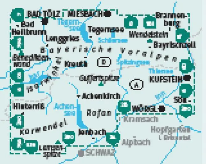 Bild: 9783991542469 | KOMPASS Wanderkarten-Set 797 Münchner Hausberge Ost, Bayerische...