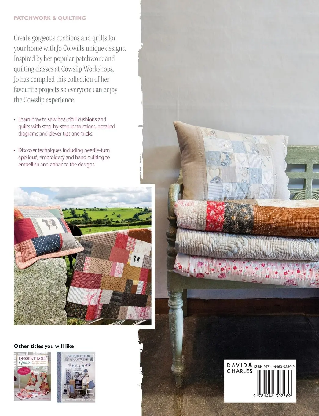 Rückseite: 9781446302569 | Cushions &amp; Quilts | Quilting Projects to Decorate Your Home | Colwill
