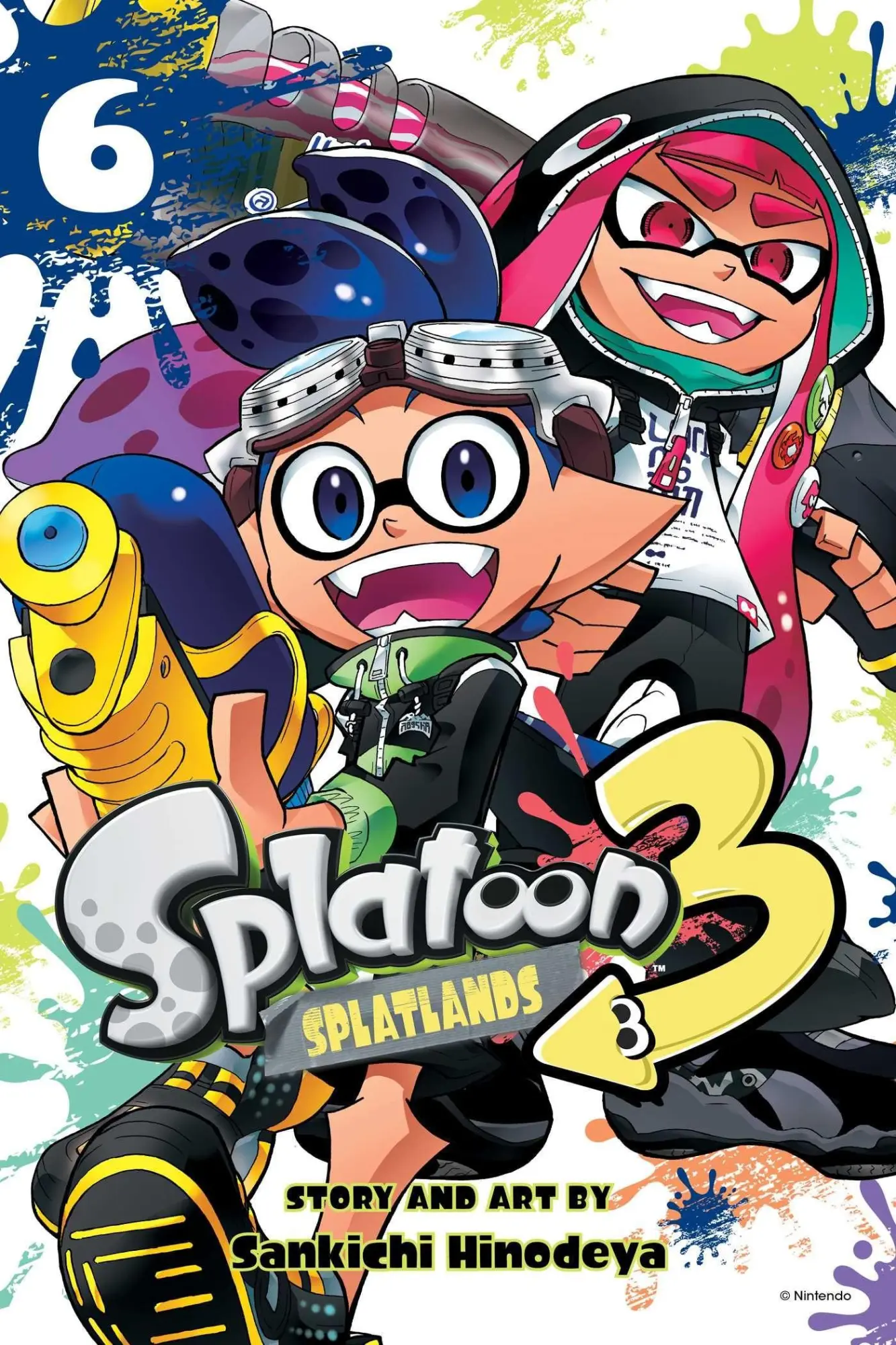 Cover: 9781974762569 | Splatoon 3: Splatlands, Vol. 6 | Sankichi Hinodeya | Taschenbuch