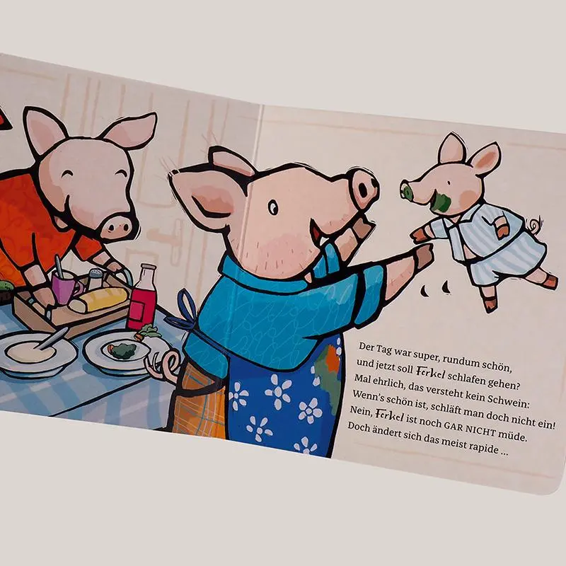 Bild: 9783446272569 | Ab ins Bett, Ferkel! | Schlafengehen mit Papa - für die Kleinsten