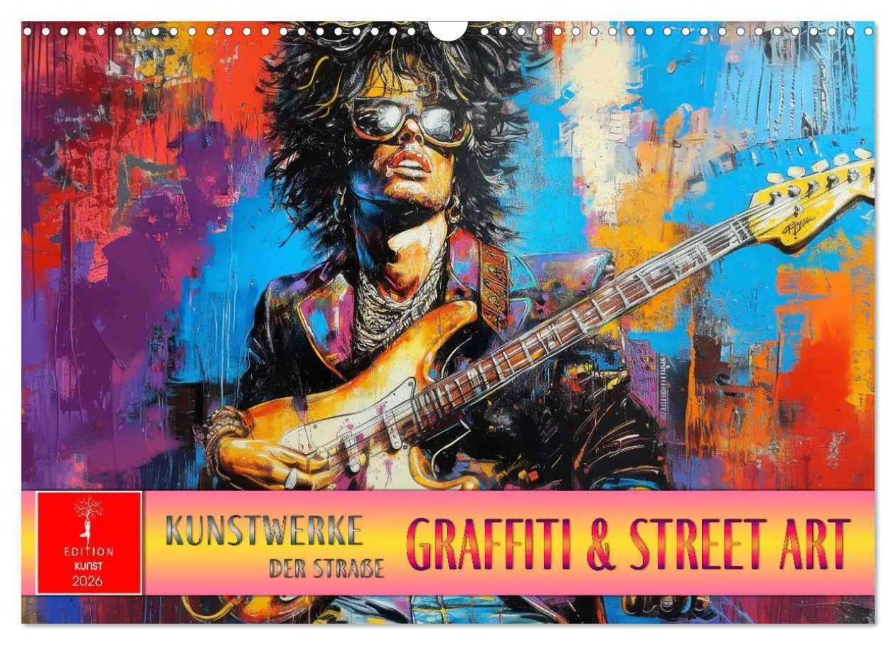 Cover: 9783457302569 | Graffiti &amp; Street Art - Kunstwerke der Straße (Wandkalender 2026...