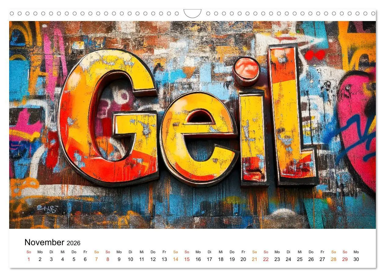 Bild: 9783457302569 | Graffiti &amp; Street Art - Kunstwerke der Straße (Wandkalender 2026...