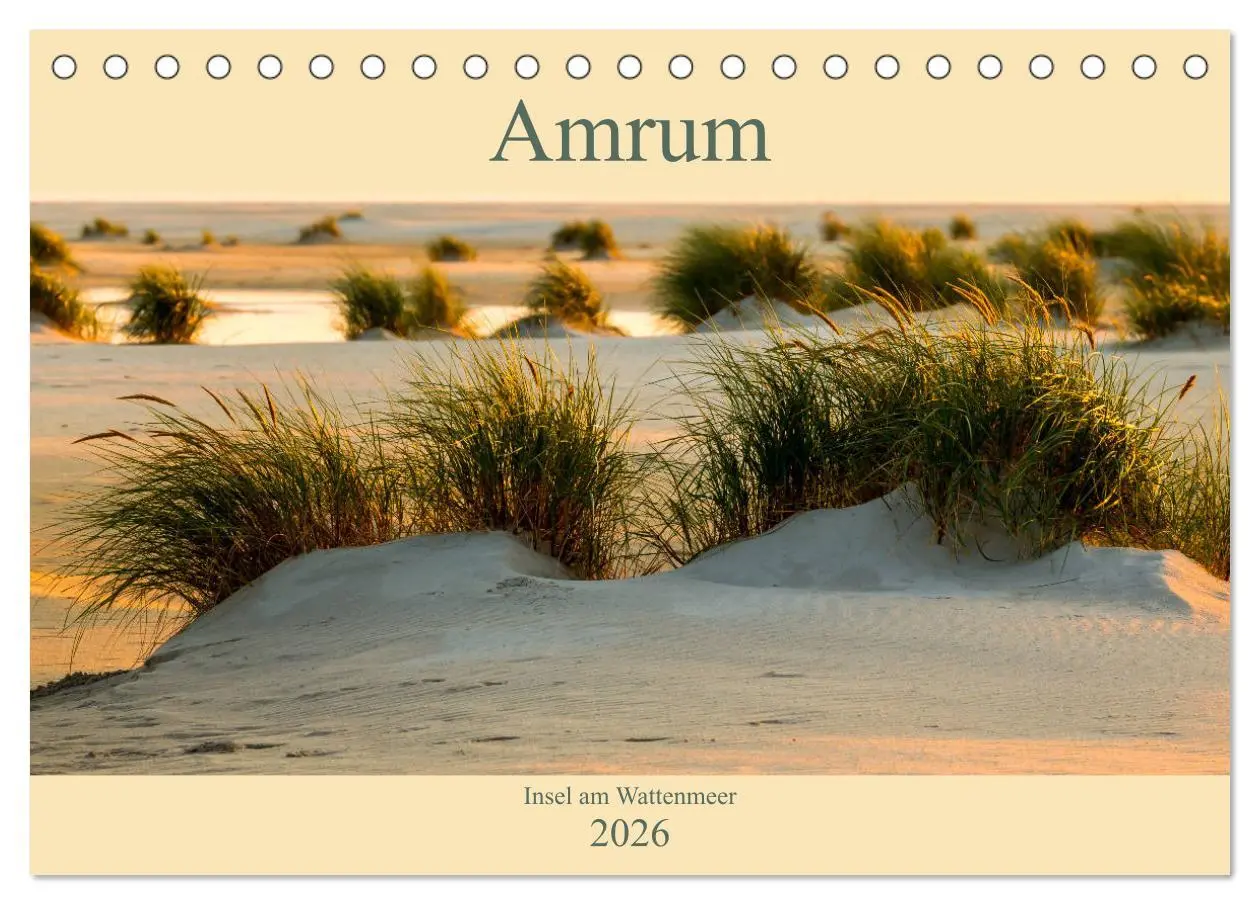 Cover: 9783457922569 | Amrum Insel am Wattenmeer (Tischkalender 2026 DIN A5 quer),...