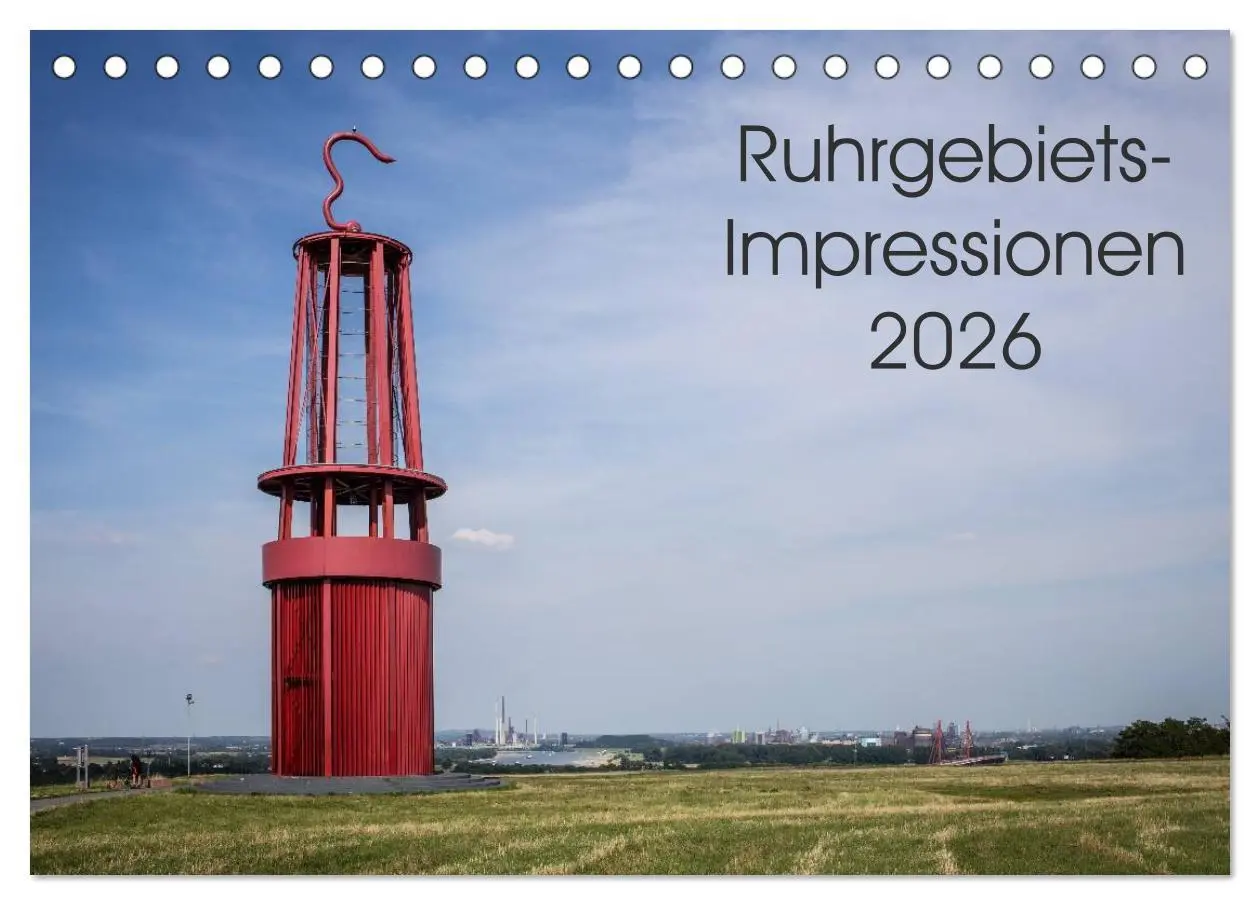 Cover: 9783516012569 | Ruhrgebiets-Impressionen 2026 (Tischkalender 2026 DIN A5 quer),...