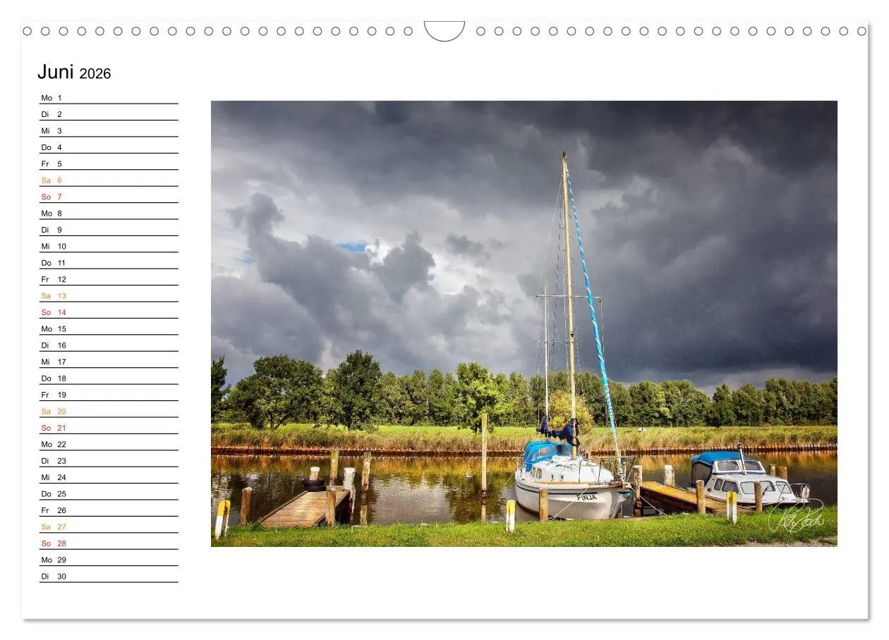 Bild: 9783516182569 | Friesland - am Vareler Hafen (Wandkalender 2026 DIN A3 quer),...