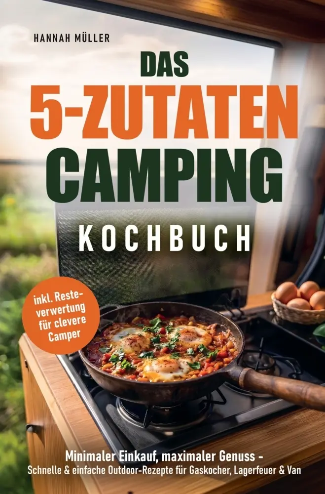 Cover: 9789925832569 | Das 5-Zutaten Camping Kochbuch: Minimaler Einkauf, maximaler Genuss