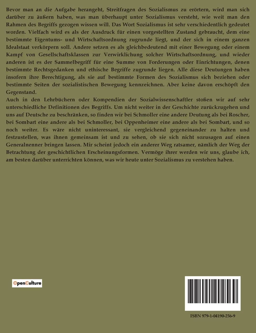 Rückseite: 9791041902569 | DER SOZIALISMUS EINST UND JETZT | Eduard Bernstein | Taschenbuch