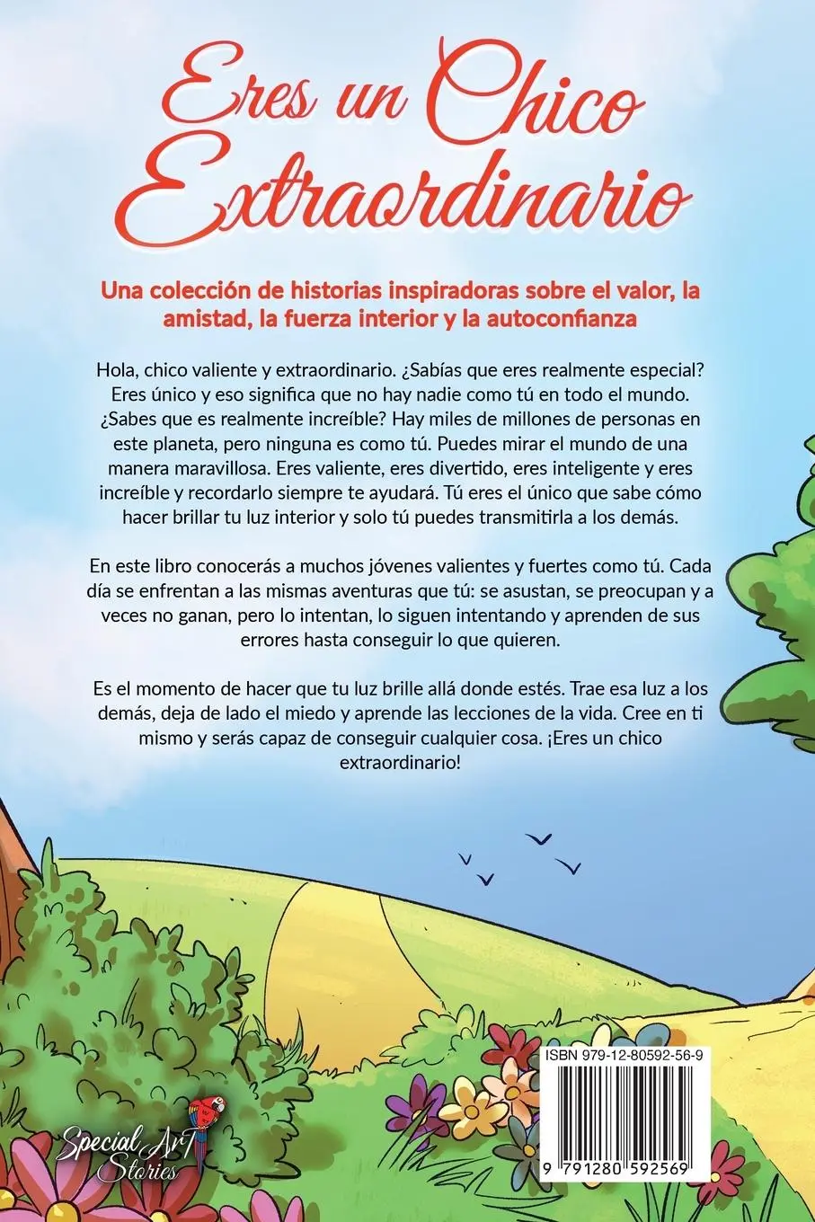 Rückseite: 9791280592569 | Eres un Chico Extraordinario | Special Art Stories (u. a.) | Buch