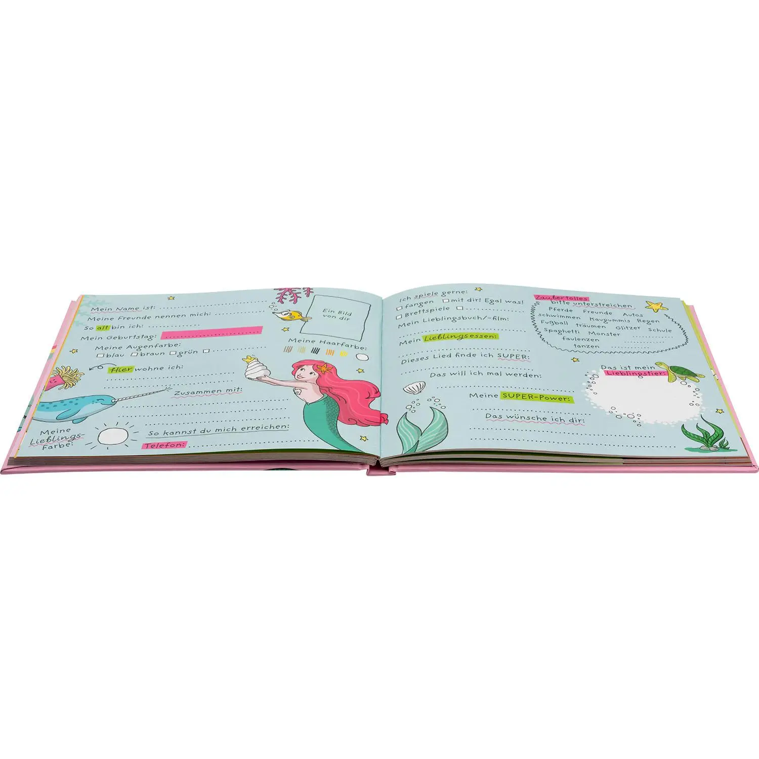 Bild: 4036018742669 | Freundebuch Motiv Pink "Alle meine Freunde" | Sheepworld Ag | Deutsch
