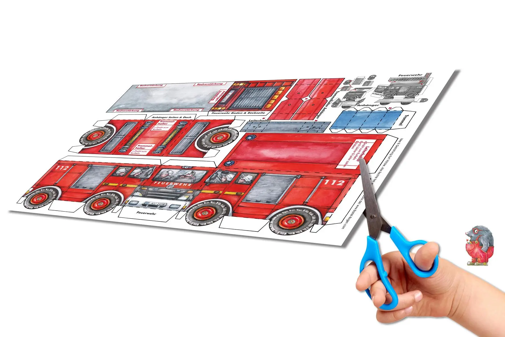 Bild: 4280000272669 | Feuerwache Bastelbogen mit Feuerwehr | ATELIER COLOR | Deutsch | 2019