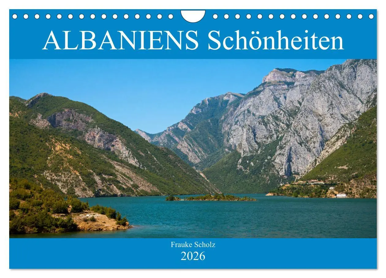 Cover: 9783457842669 | ALBANIENS Schönheiten (Wandkalender 2026 DIN A4 quer), CALVENDO...