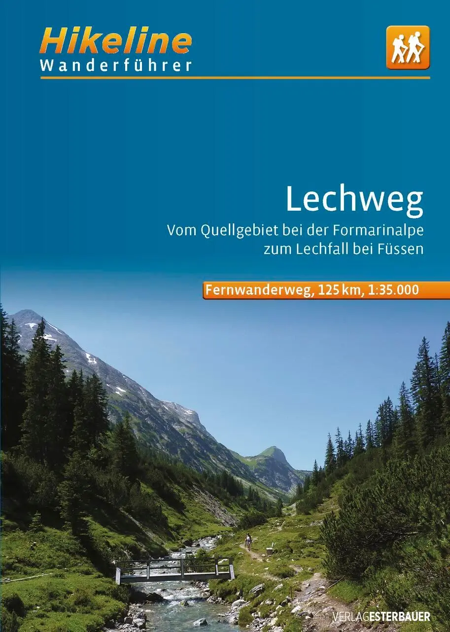 Cover: 9783711102669 | Wanderführer Fernwanderweg Lechweg | Verlag Esterbauer GmbH | Buch