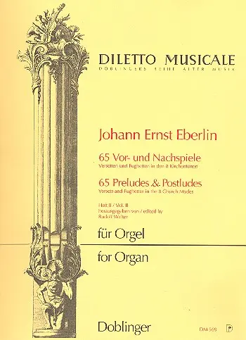 Cover: 9790012142669 | 65 Vor- und Nachspiele Band 2 | Johann Ernst Eberlin | Buch