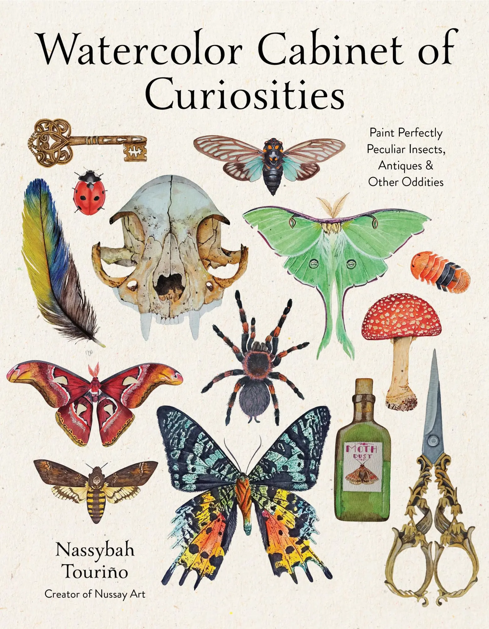 Cover: 9798890032669 | Watercolor Cabinet of Curiosities | Nassybah Tourino | Taschenbuch