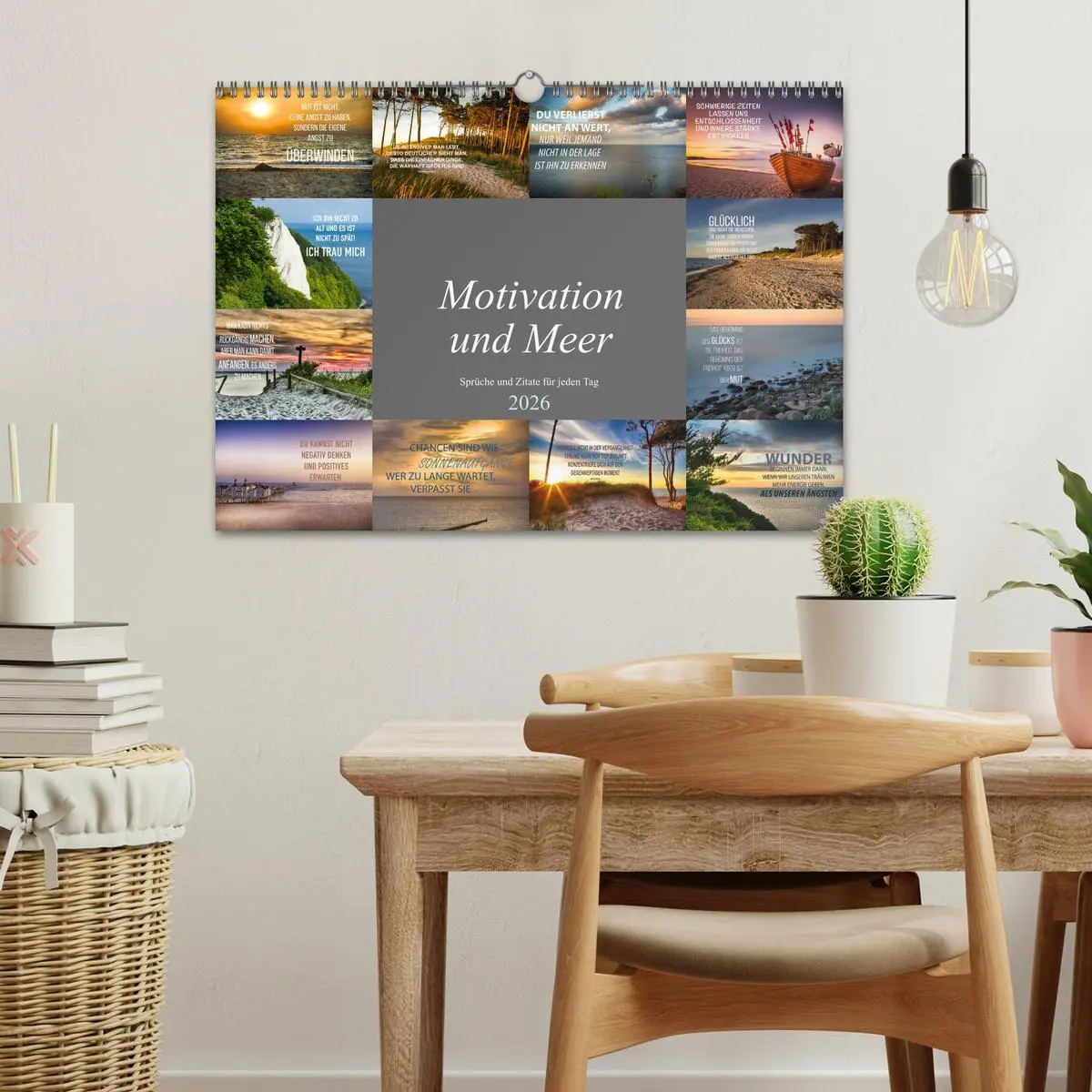 Bild: 9783457692769 | Motivation und Meer (Wandkalender 2026 DIN A3 quer), CALVENDO...