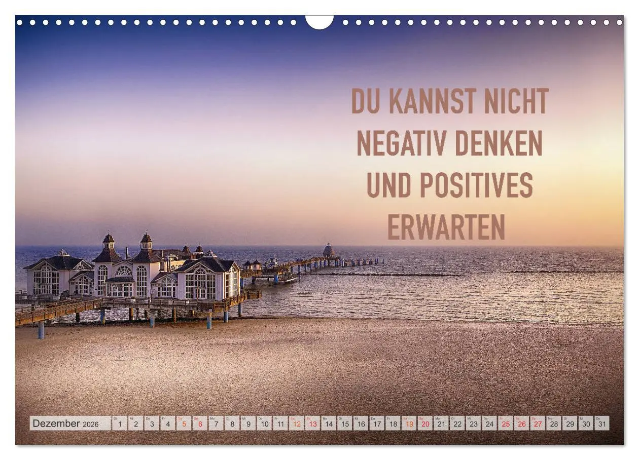 Bild: 9783457692769 | Motivation und Meer (Wandkalender 2026 DIN A3 quer), CALVENDO...