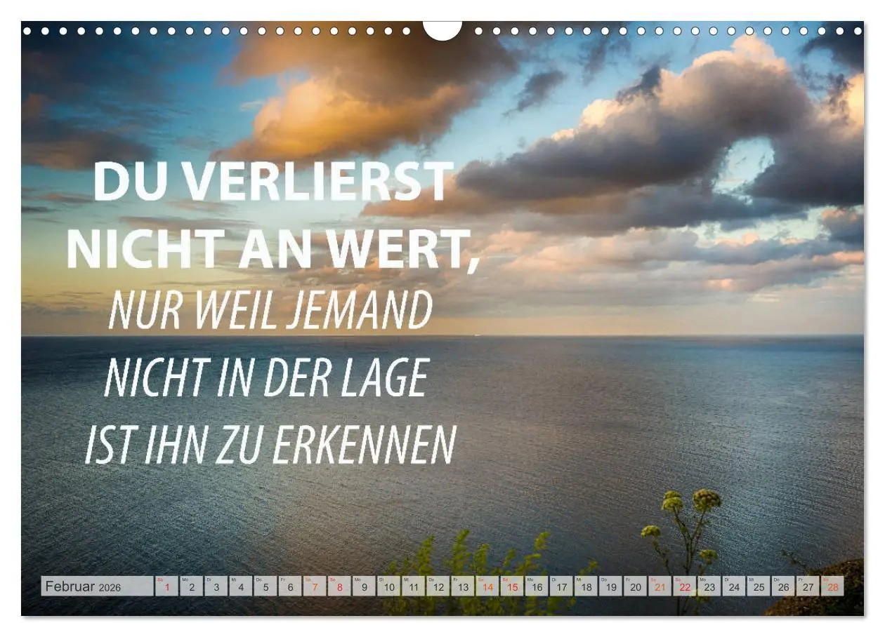 Bild: 9783457692769 | Motivation und Meer (Wandkalender 2026 DIN A3 quer), CALVENDO...